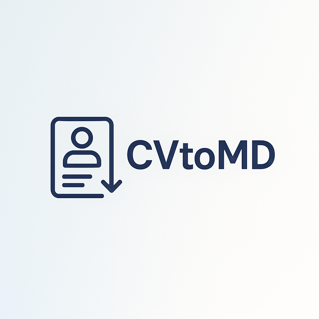 CVtoMD Logo